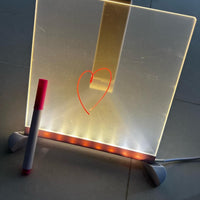 3D LED Light Glass Acrylic Writing pad