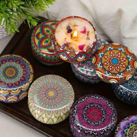 Scented Tin Candle (Pack of 1) (Multicolor)