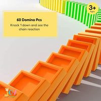 Domino Train Toy – Auto Domino Laying with Lights & Sound