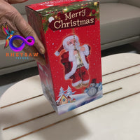 Climbing Santa Animated Christmas Ornament – Hanging Xmas Decoration